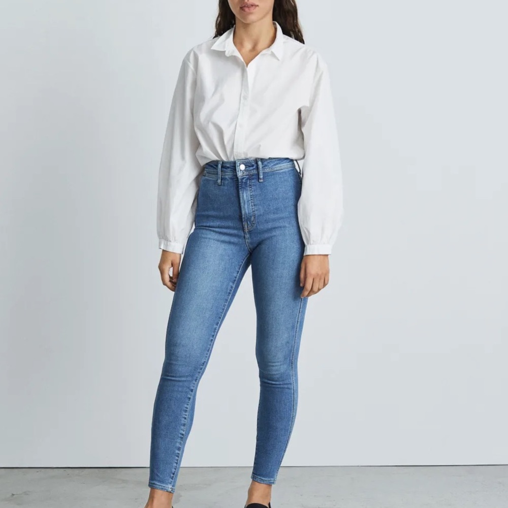 nwt everlane way high skinny jean